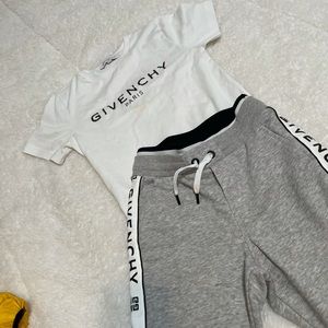 Givenchy boys shirt and joggers